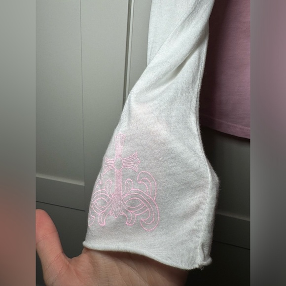 CHROME HEARTS VINTAGE LONG SLEEVE SIZE L PINK - Picture 2 of 7
